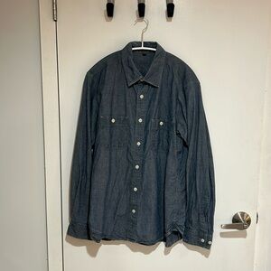 Muji Chambray Button Down Medium